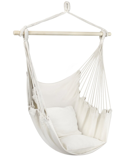 Sorbus Home Hammock Swing Chair In White