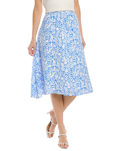 Sail To Sable Midi Skirt In Blue