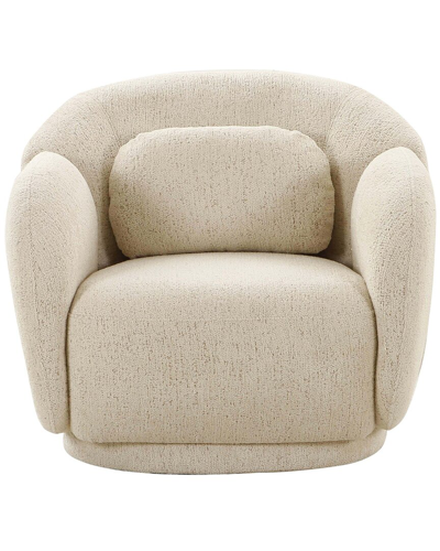 Tov Furniture Misty Cream Boucle Accent Chair