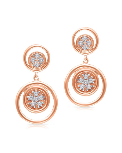 Kallati 14k Rose Gold 0.15 Ct. Tw. Diamond Earrings