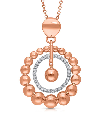 Kallati 14k Two-tone Diamond Pendant Necklace