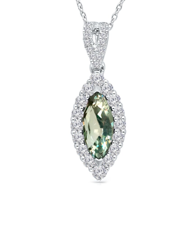 Kallati 14k 1.80 Ct. Tw. Diamond & Alexandrite Pendant Necklace
