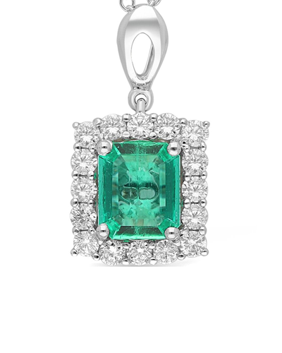 Kallati 14k 1.80 Ct. Tw. Diamond & Blue Sapphire Necklace