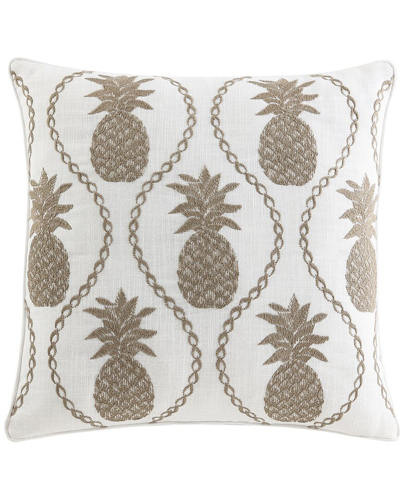 Tommy Bahama Pineapple Resort Palm Green Throw Pillow In Multi