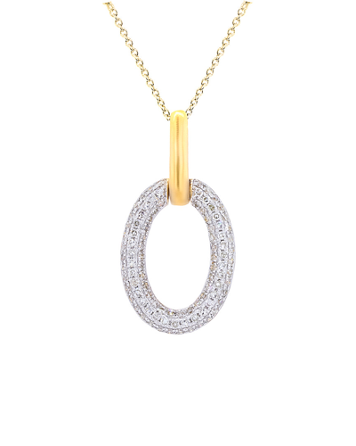 Diana M. Fine Jewelry 14k 0.24 Ct. Tw. Diamond Necklace