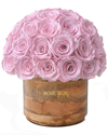 ROSE BOX NYC ROSE BOX NYC CUSTOM RUSTIC PREMIUM HALF BALL WITH LIGHT PINK ROSES