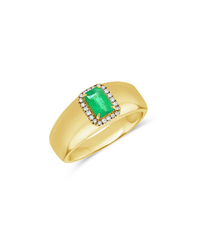 Sabrina Designs 14k 0.77 Ct. Tw. Diamond & Emerald Ring