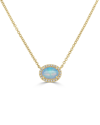 Sabrina Designs 14k 0.54 Ct. Tw. Diamond & Opal Necklace