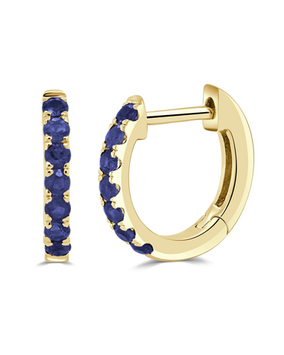 Sabrina Designs 14k 0.26 Ct. Tw. Sapphire Huggy Earrings