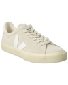 Veja Campo Chromefree Leather Sneakers In White