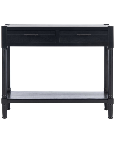 Safavieh Couture Filbert 2 Drawer Console Table In Black