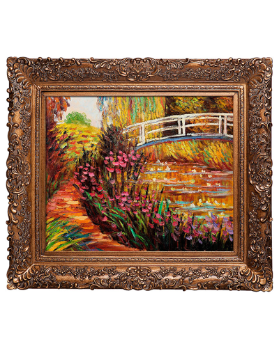Overstock Art Hand-painted Museum Masters The Japanese Bridge By Claude Monet