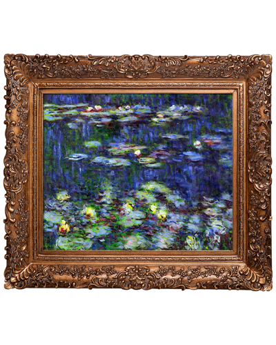 Overstock Art Water Lilies Green Reflections By Claude Monet