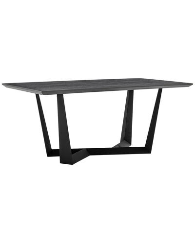 Armen Living Radford Rectangular Dining Table In Charcoal