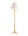 Jonathan Y Arbor 63.5in Faux Bois Resin Led Floor Lamp