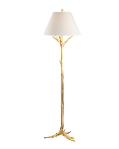 Jonathan Y Arbor 63.5in Faux Bois Resin Led Floor Lamp