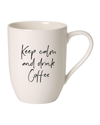 VILLEROY & BOCH VILLEROY & BOCH KEEP CALM AND DRINK COFFEE STATEMENT MUG