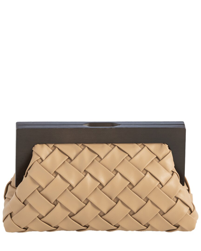 Shiraleah Charlotte Frame Clutch In Brown