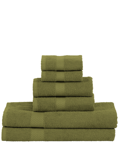 Superior Eco-friendly Absorbent 6pc Towel Set