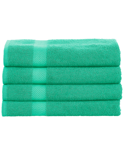 Superior Eco-friendly Absorbent 4pc Bath Towel Set