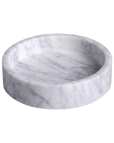 Bidkhome Marble Round Tray