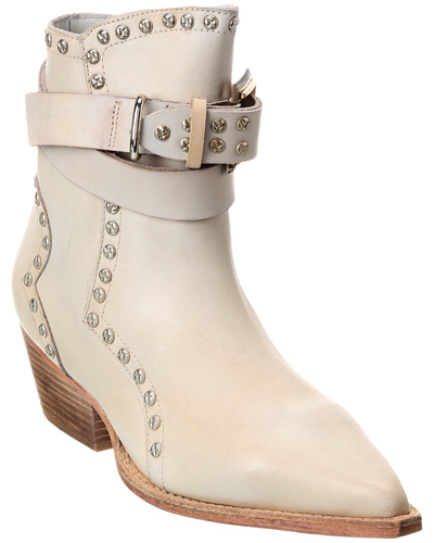 Free People Billy Leather Boot In White