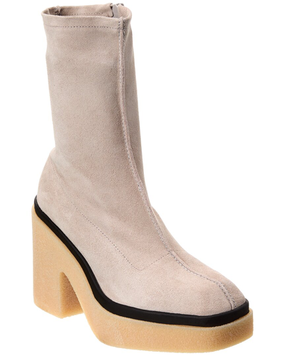 Free People Gigi Suede Ankle Boot In Grey