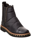 FREE PEOPLE FREE PEOPLE ATLAS PUFFER LEATHER-TRIM CHELSEA BOOT