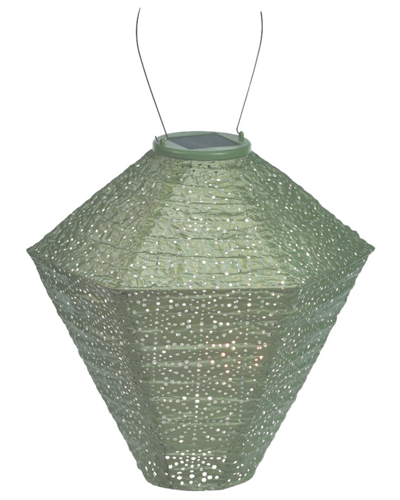 Esschert Design Usa Diamond Sashiko Lantern In Green