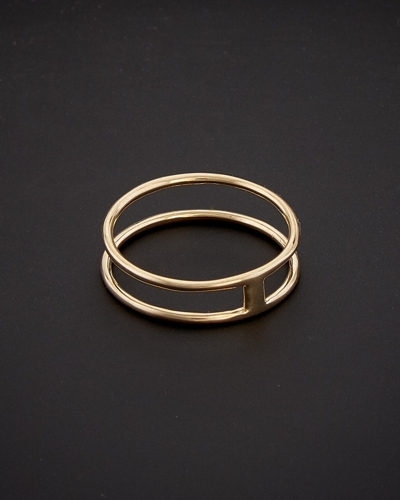 Italian Gold Double Ring