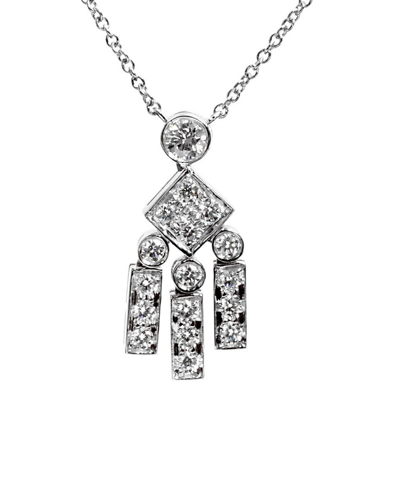 Heritage Tiffany & Co. Tiffany & Co. Platinum 0.40 Ct. Tw. Diamond Legacy Necklace (authentic Pre-  Owned)