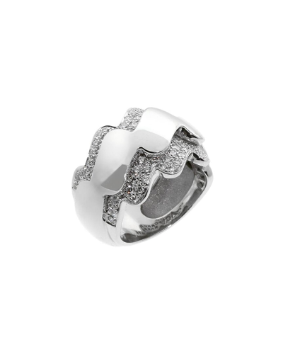 Heritage Van Cleef & Arpels Van Cleef & Arpels 18k 0.70 Ct. Tw. Diamond Wave Ring (authentic )