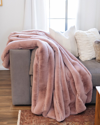 DONNA SALYERS FABULOUS-FURS DONNA SALYERS FABULOUS-FURS ROSEWOOD POSH THROW BLANKET WITH $20 CREDIT