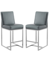Manhattan Comfort Set Of 2 Element Counter Stools