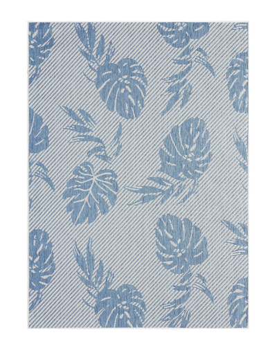 TOMMY BAHAMA TOMMY BAHAMA PALM COASTAL BLUE INDOOR/OUTDOOR RUG