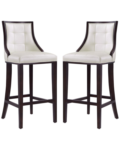 MANHATTAN COMFORT MANHATTAN COMFORT SET OF 2 FIFTH AVENUE BAR STOOLS