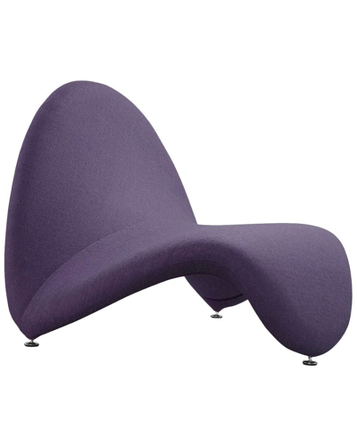 Manhattan Comfort Moma Accent Chair In Purple