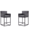 Manhattan Comfort Set Of 2 Ambassador Counter Stools
