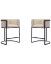 Manhattan Comfort Set Of 2 Cosmopolitan Counter Stools