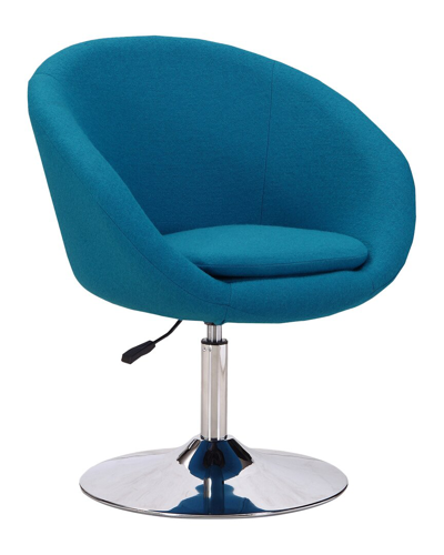 Manhattan Comfort Hopper Accent Chair In Blue