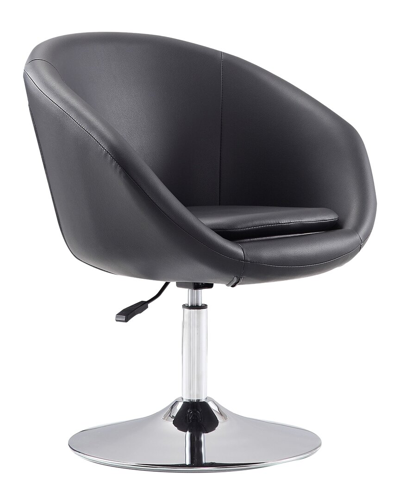 Manhattan Comfort Hopper Accent Chair In Black