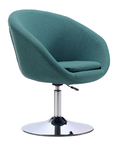 Manhattan Comfort Hopper Accent Chair In Blue