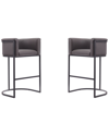 Manhattan Comfort Set Of 2 Cosmopolitan Bar Stools