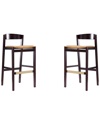 MANHATTAN COMFORT MANHATTAN COMFORT SET OF 2 KLISMOS BAR STOOLS
