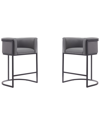 Manhattan Comfort Set Of 2 Cosmopolitan Counter Stools
