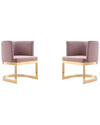 Manhattan Comfort Set Of 2 Aura Dining Chairs