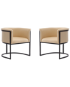 Manhattan Comfort Set Of 2 Bali Dining Chairs