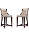 Manhattan Comfort Set Of 2 Fifth Avenue Counter Stools