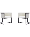 Manhattan Comfort Set Of 2 Bali Dining Chairs