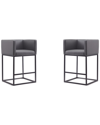 Manhattan Comfort Set Of 2 Embassy Counter Stools